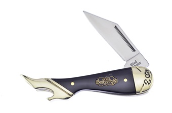 3.25" Cape Buffalo Horn Leg Knife w/Stainless Steel Blade