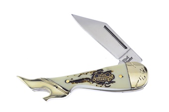 3.25" Stag Bone Resin Leg Knife