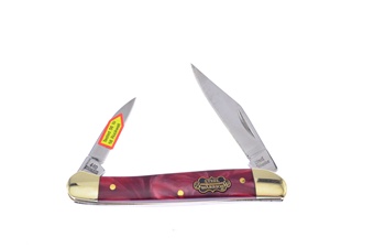 3" Steel Warrior Candy Apple Red Resin Cprhed