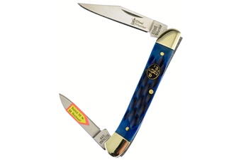 3" Dark Blue Jig Bone Little Copperhead