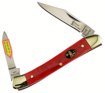 3" Steel Warrior Red Smoothbone Little Copperhead