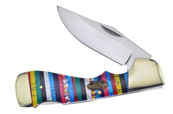 4.5" Turquoise Bar Large Choctaw