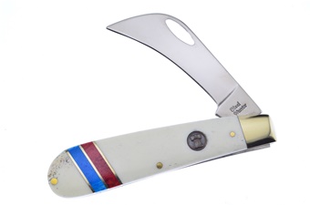 4" Red/White/Blue Smoothbone Hawkbill