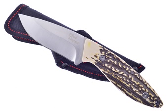 8" Stag Bone Resin w/Nylon Sheath