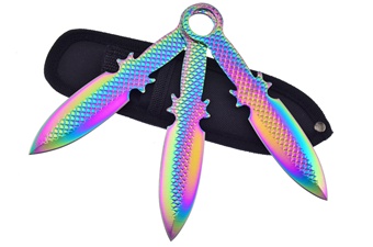 6.5" 3pc Thrower Set w/ Sheath