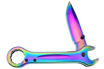 5" Rainbow Titanium Wrench