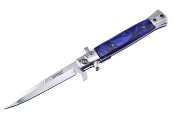 5" Blue Swirl Stiletto