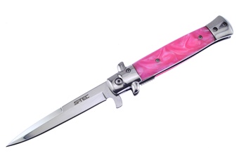 5" Pink Swirl Stiletto