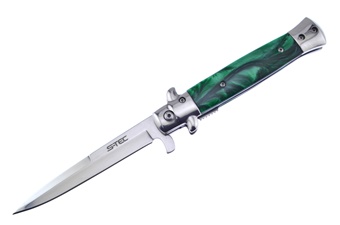 5" Green Swirl Stiletto