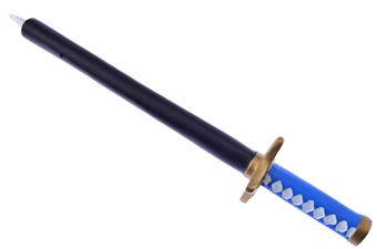 7.5" Black/Blue Samurai Pen