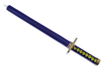 7.5" Navy/Yellow Samurai Pen