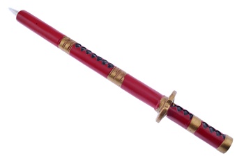7.5" Red Samurai Pen