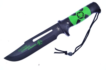 12" Zombie Green Bowie w/Sheath