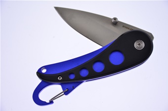 Cliff Dweller w/Hook Blue/Black 4"