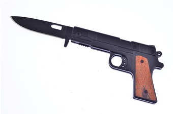 4.5" Black Pistol Knife