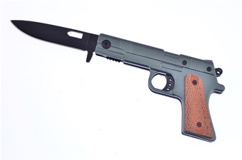 4.5" Grey Pistol Knife
