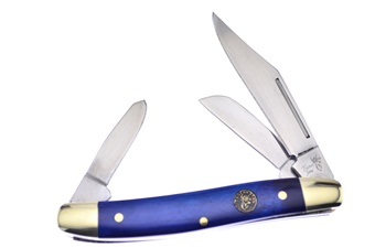 3.875" Blue Smoothbone Wrangler