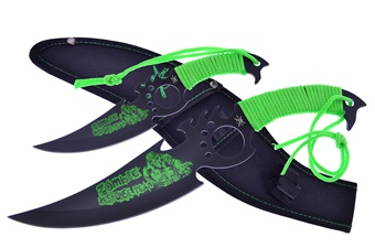 2 Piece Dagger w/Nylon Sheath 9.5"