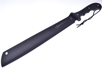 25" Black Composite Machete w/Sheath