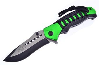 4.75"Tactical.Extreme Green.Aluminum.w/Abs