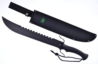 25" Black Abs Tactical Machete