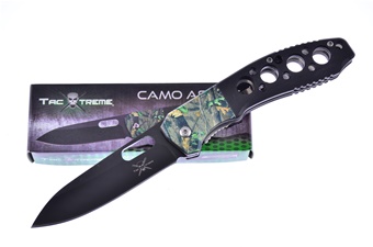 4.5" Black G10 Camo Insert Assisted