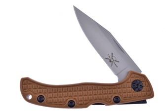 4.25"Brown G10 Matte Stainless Steel Non Assisted