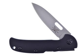 4.25"Black Aluminum Matte Stainless Steel Non Assisted