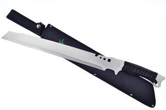 25" Black Cord Full Tang 420 Stainless Steel Machete