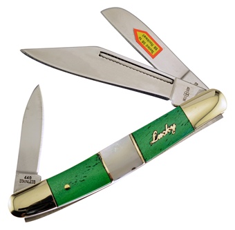 4" Green Bone/Mother Of Pearl Wrangler