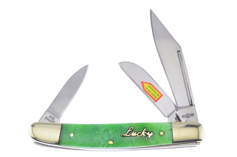 4" Uncle Lucky/Steel Warrior Green Resin Wrangler