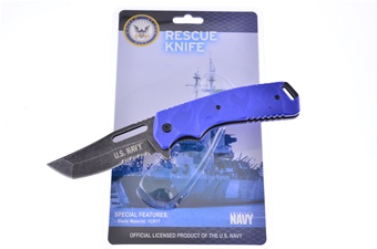 8.5" Licensed Us Navy Folder