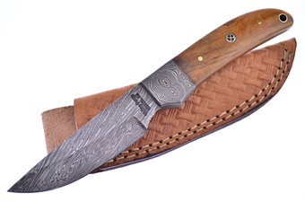 8.5" Olivewood Skinner w/Sheath