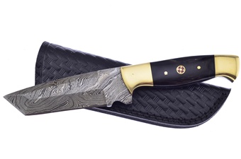 Knife - Electra Parer Damascus Cutlery Blade with Bolster