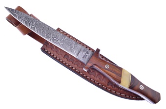 12.5" Rosewood/Smoothbone Dagger w/Sheath