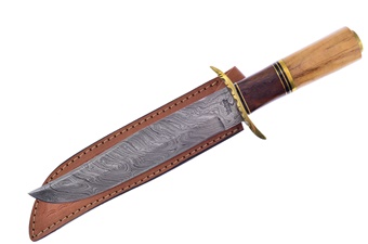 15" Olive&Walnut Dm Blade W Sheath