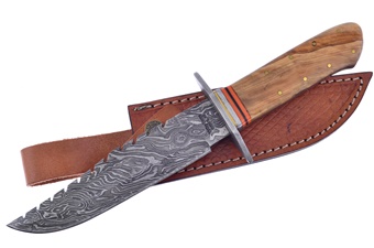 11.5" Olive Wood Dmscs Leather Sheath