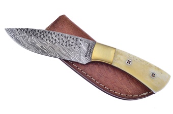 9" Overall Smoothbone Dm Leather Sheath Ft