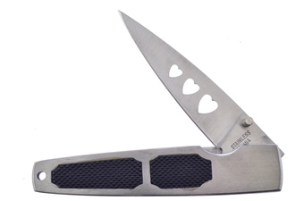 4.25" Spike Heart Stainless