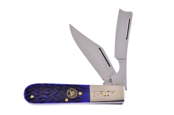 3 5/8"Blue Pk Bone Barlow w/Razor