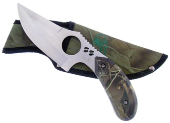 Whitetail Skinner Camo w/California Sheath 8.5"
