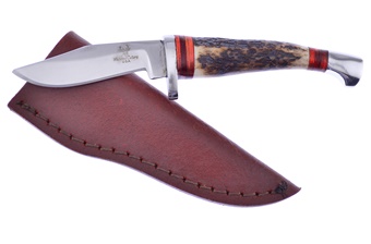 6.5" Stag Skinner w/Sheath
