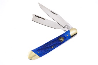 4.25" Blue Pick Bone One Arm Razor