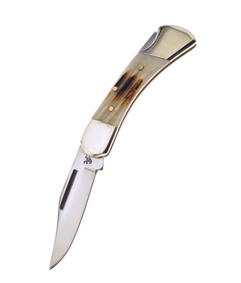 3" Second Cut Bone Lockback Cougar