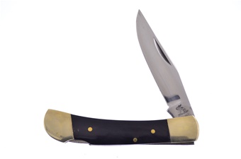 3.75" Buffalo Horn Lockback