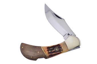 5" Second Cut Bone/Walnut Wood Folder