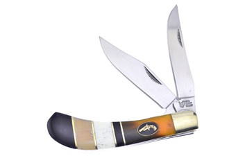 3.5" White Smoothbone/Ox Horn/Cape Buffalo Horn Saddlehorn