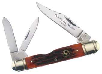 4.5" Red Pickbone Cigar Whittler