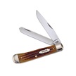 23405 - Case 130th Trapper Triple-X Antique Second Cut Bone