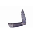 CCN-010002 - Black Abs 3d Damascus Elite Folder